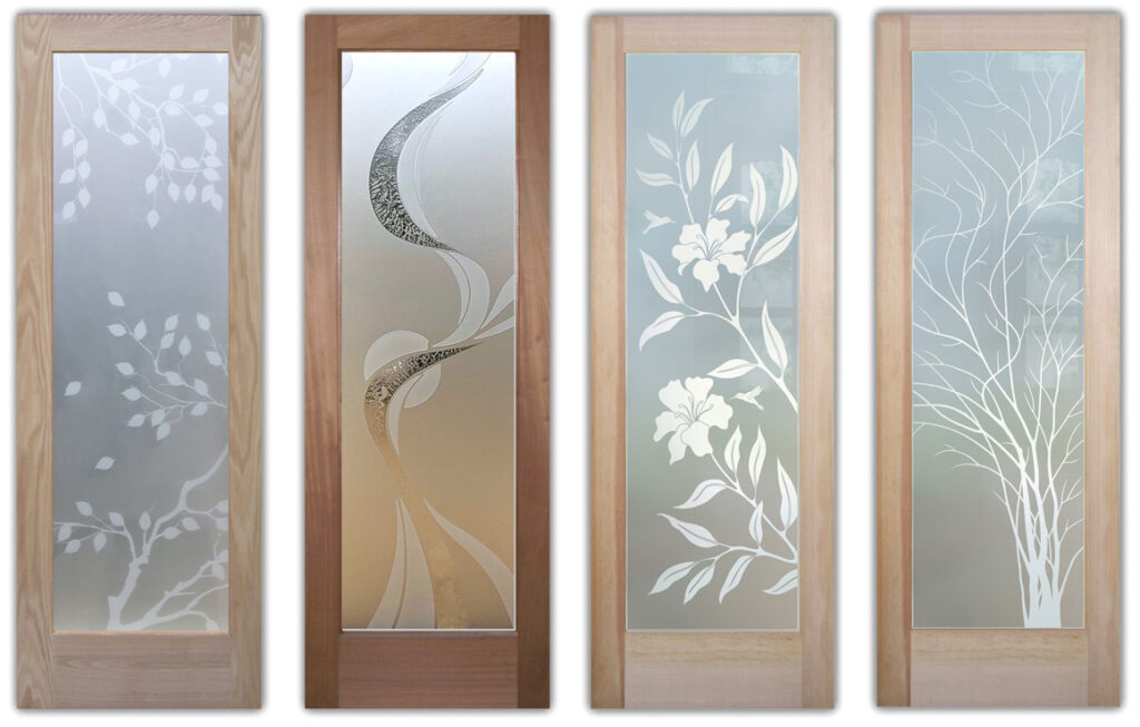 frosted glass pantry doors