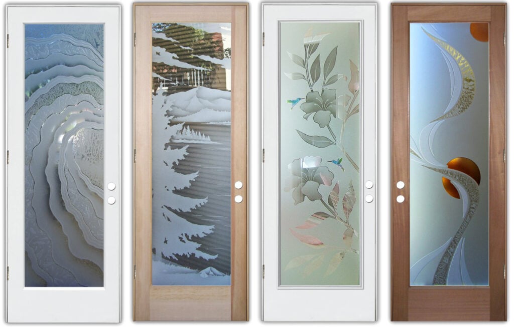 glass doors