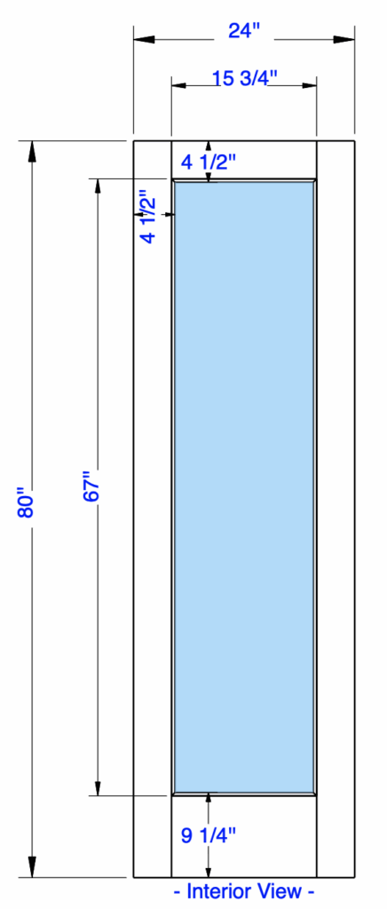 1501 door small glass pantry door specs 24 inch wide