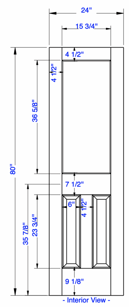 1244 door small pantry door specs 24 inch wide door