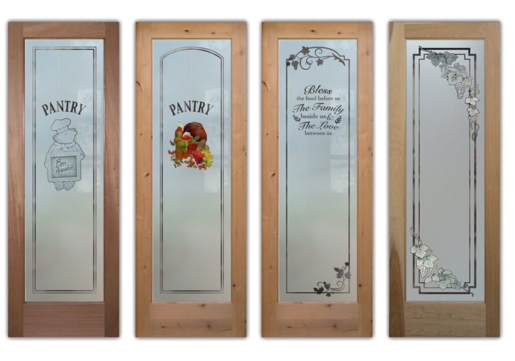 Farmhouse-Rustic-Pantry-Doors-Frosted-Glass-Pantry-Door-Designs-by-Sans-Soucie-Art-Glass