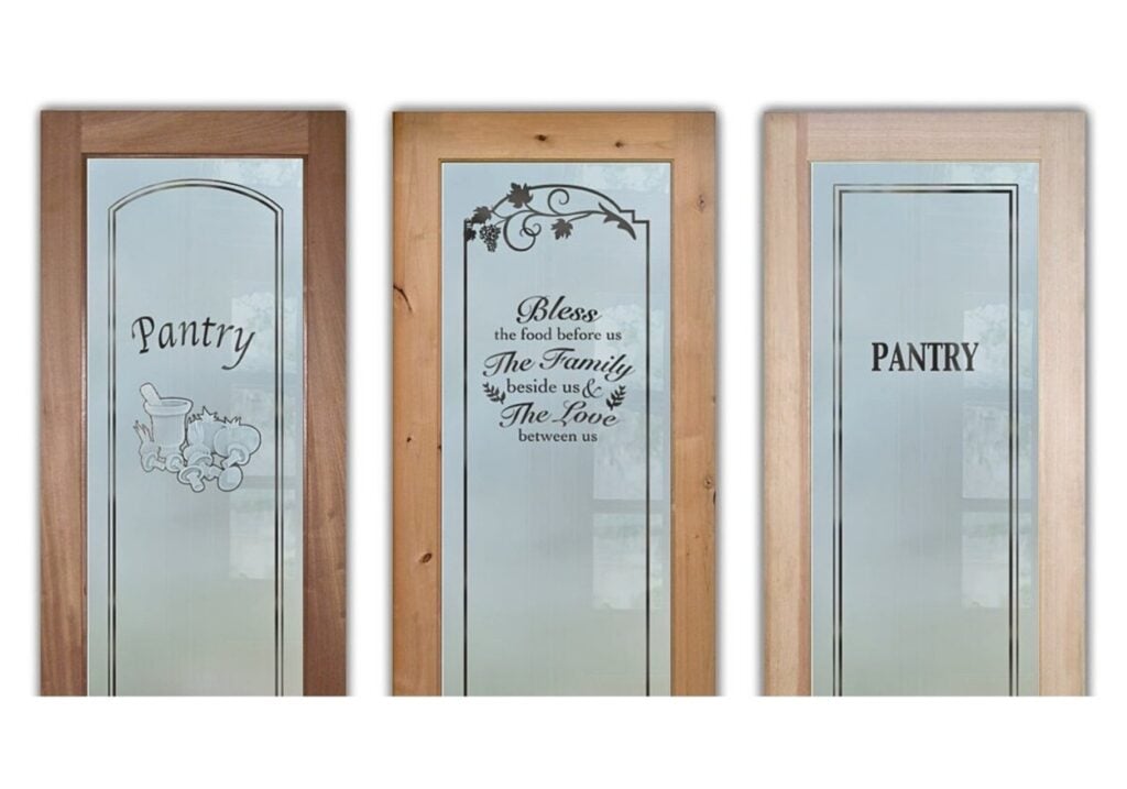 Frosted-Pantry-Door-Decals-or-Lettering-Frosted-Glass-Pantry-Door-by-Sans-Soucie-Art-Glass