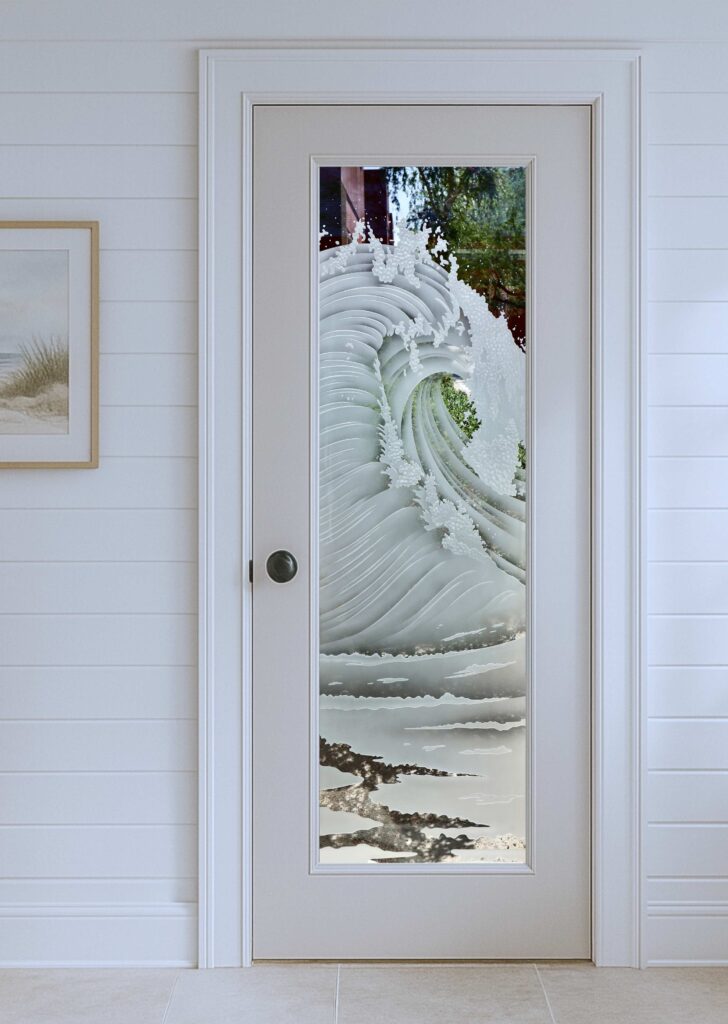 interior door with glass 