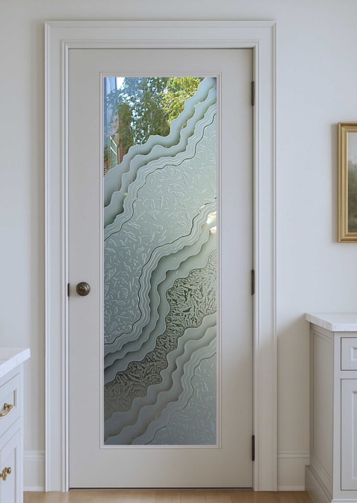 frosted glass interior door by sans soucie