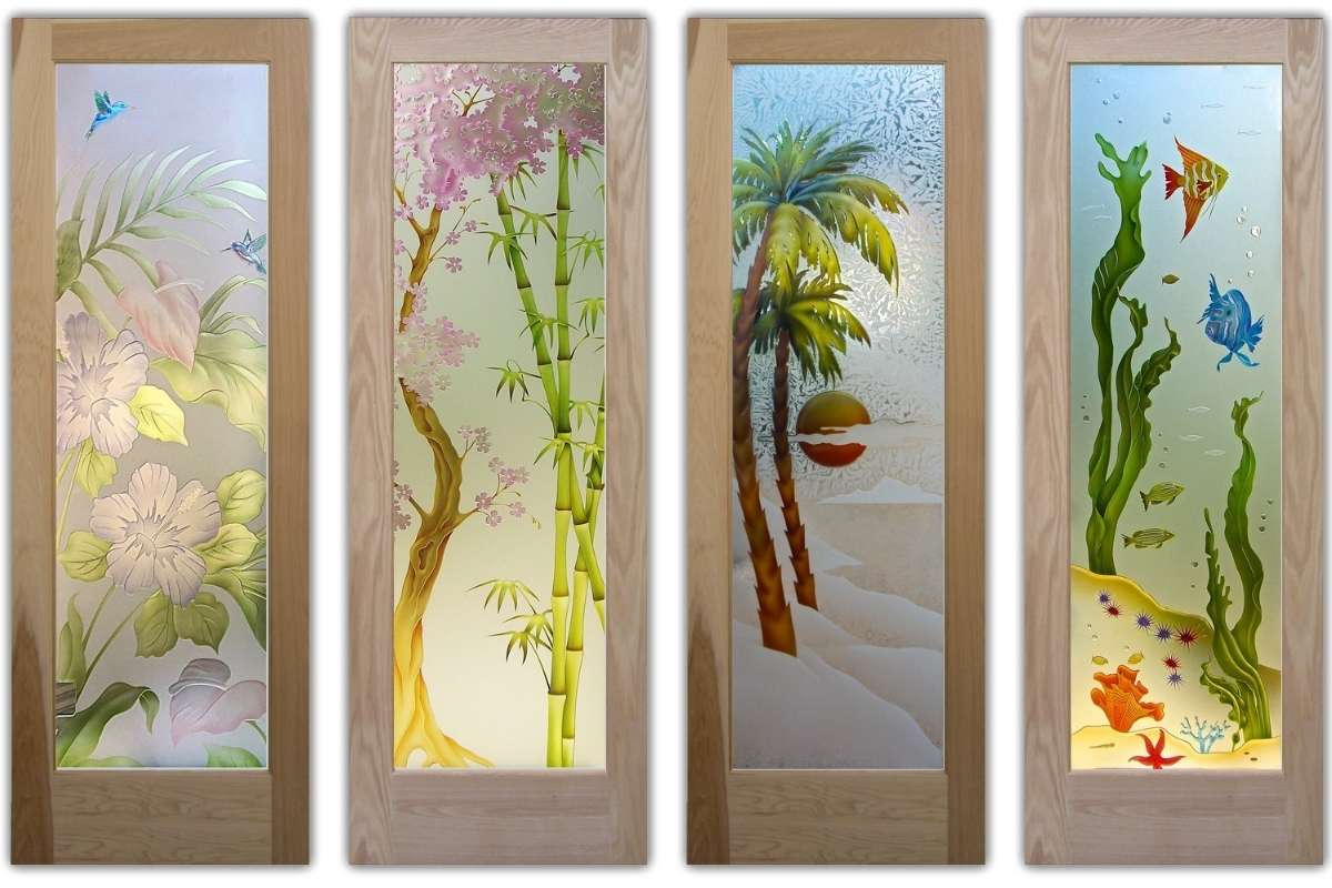 Custom Artwork Ideas for Bathroom Doors