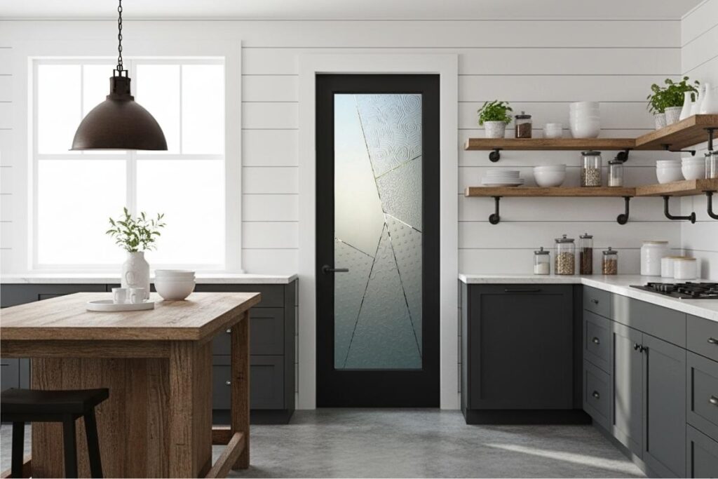 Black prehung pantry door for your home