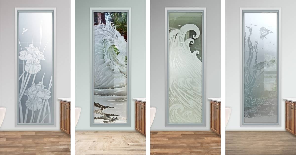 Frosted glass window 