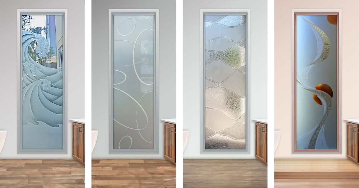 Frosted glass windows