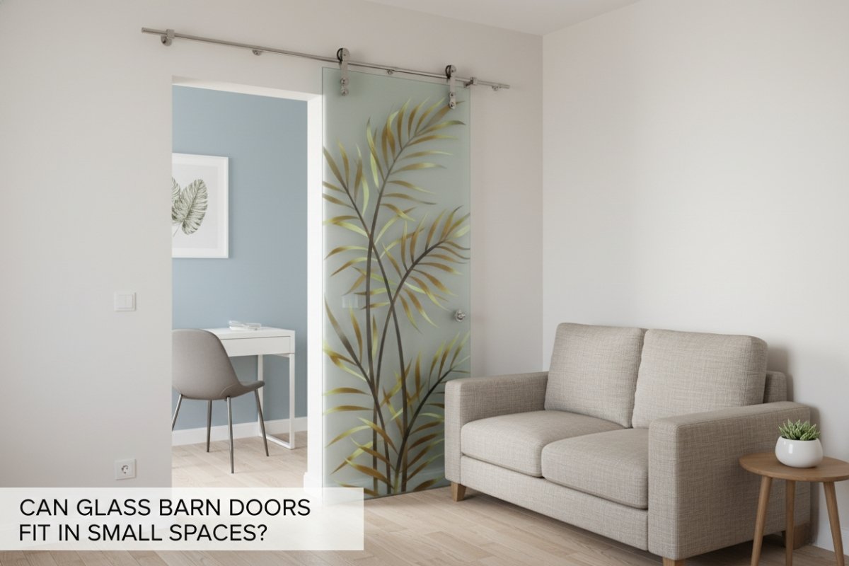 Can Glass Barn Doors Be Installed in Small Spaces?