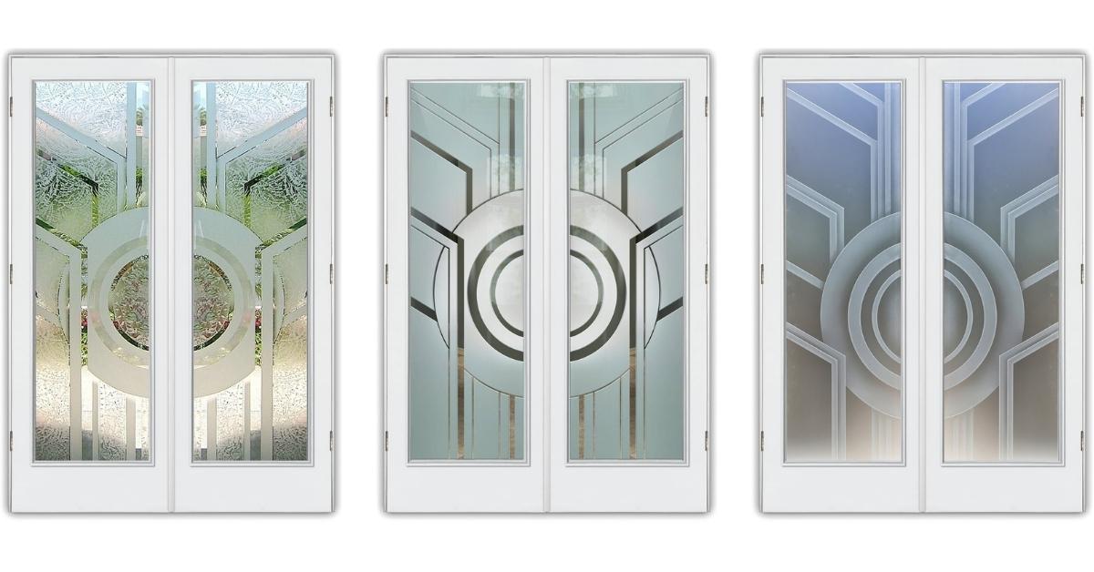 Premium front doors with glass by Sans Soucie Art Glass