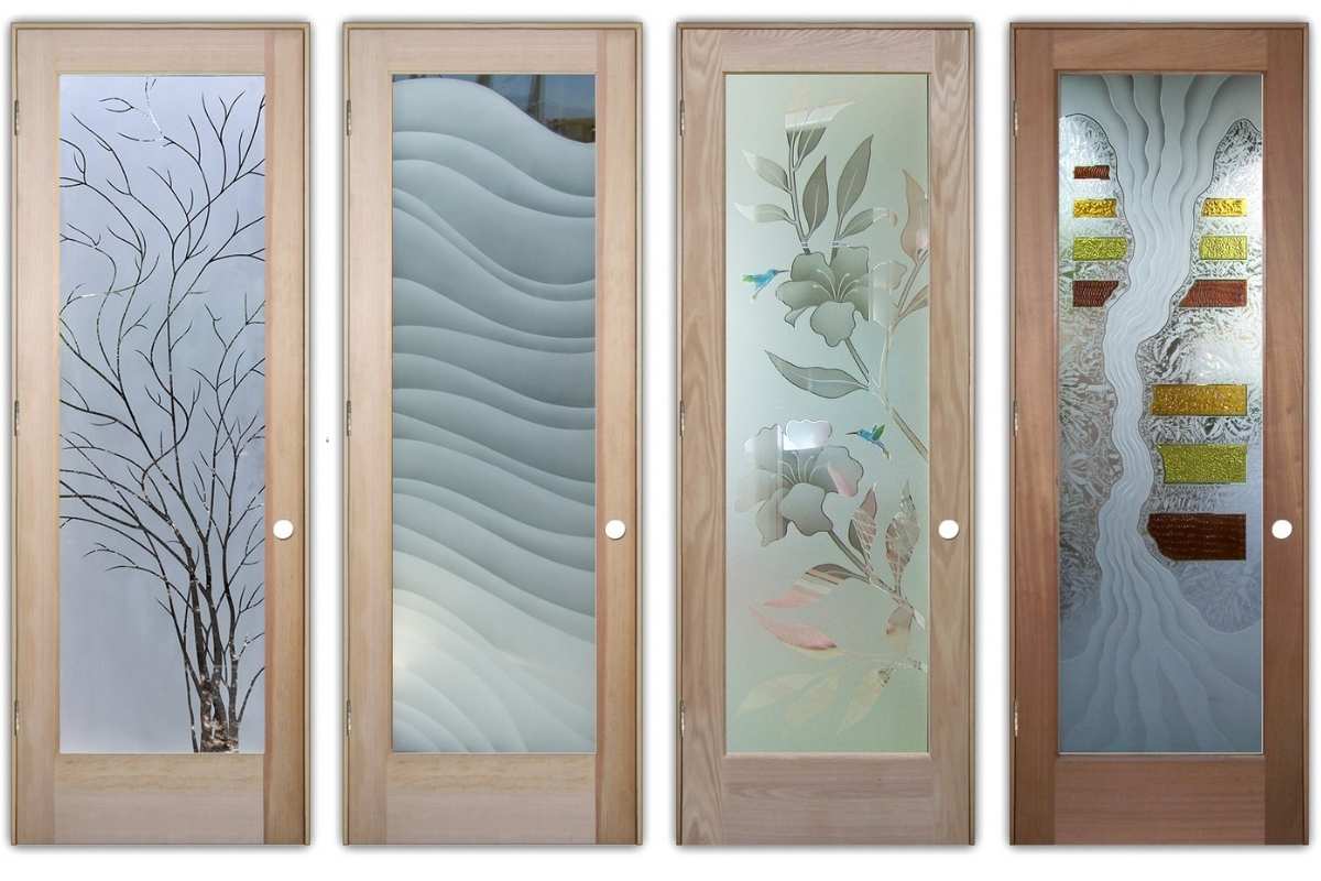 glass doors for decorative interiors  from sans soucie art glass