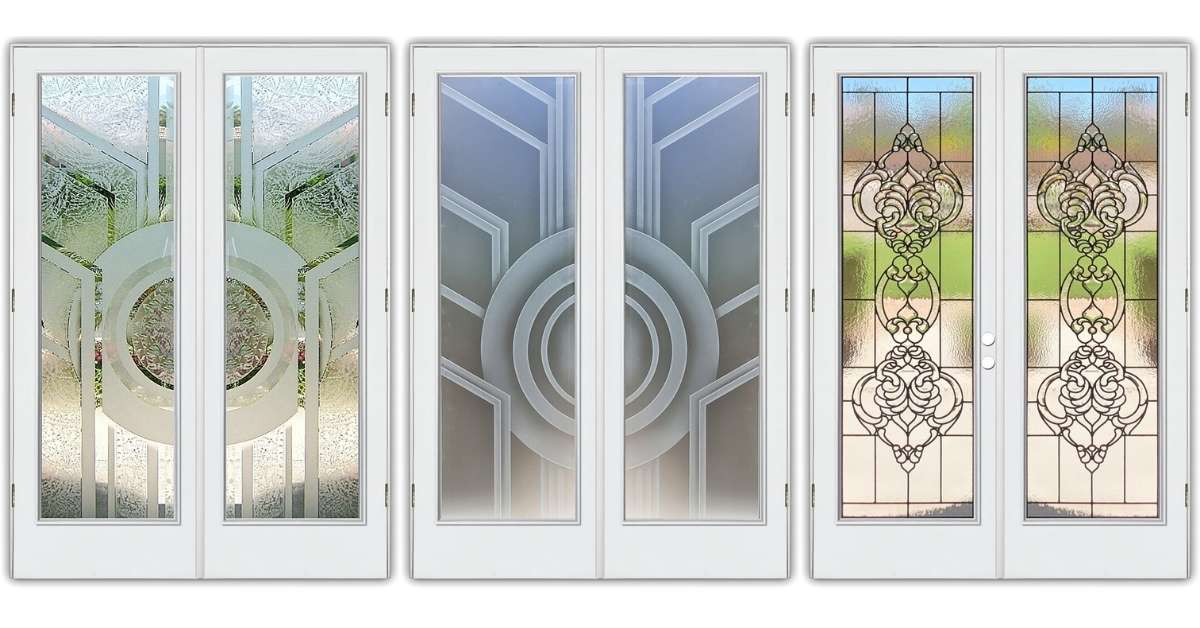 best custom fiberglass entry door with glass-Sans Soucie Art Glass