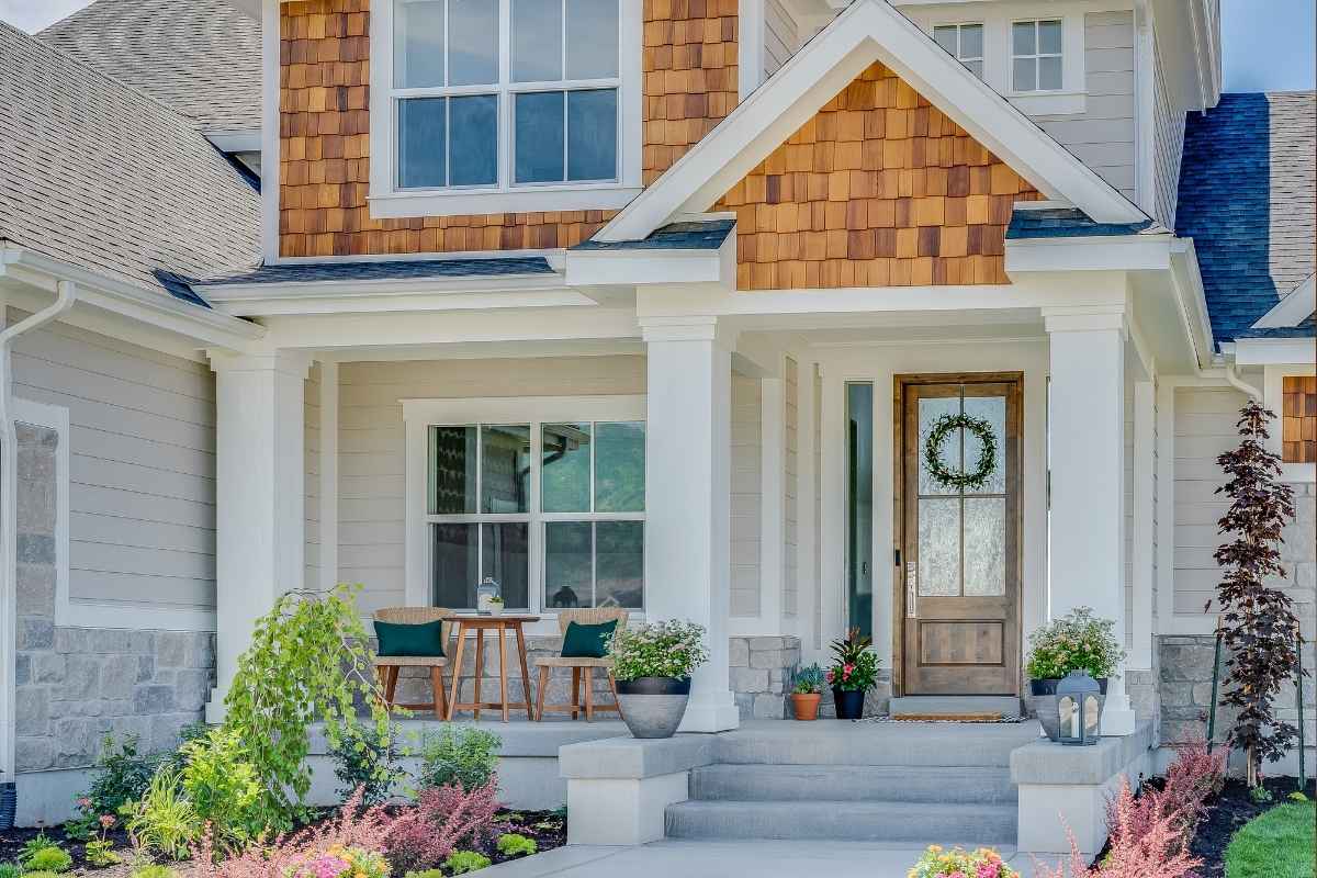 Decorative front door
