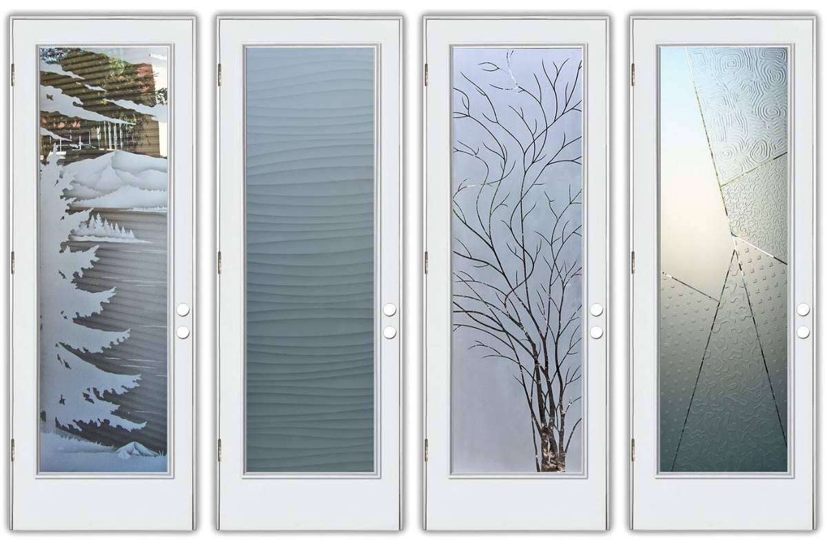 Fiberglass Front Door Ideas with Glass Inserts