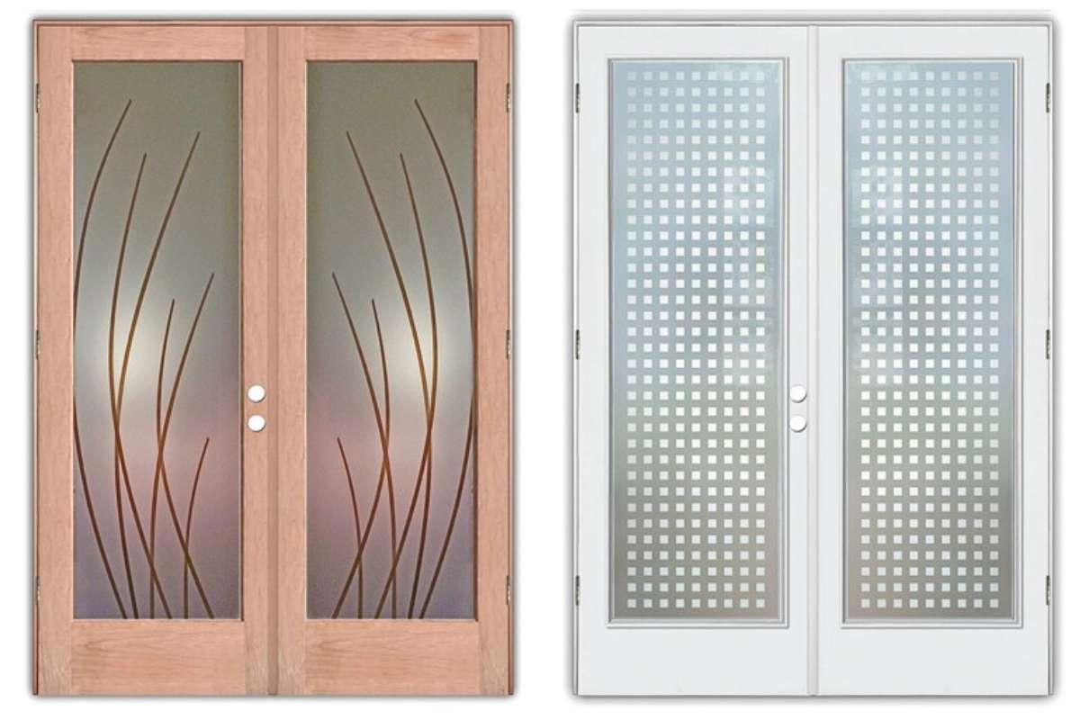 Interior double doors displaying privacy and style options for bedrooms