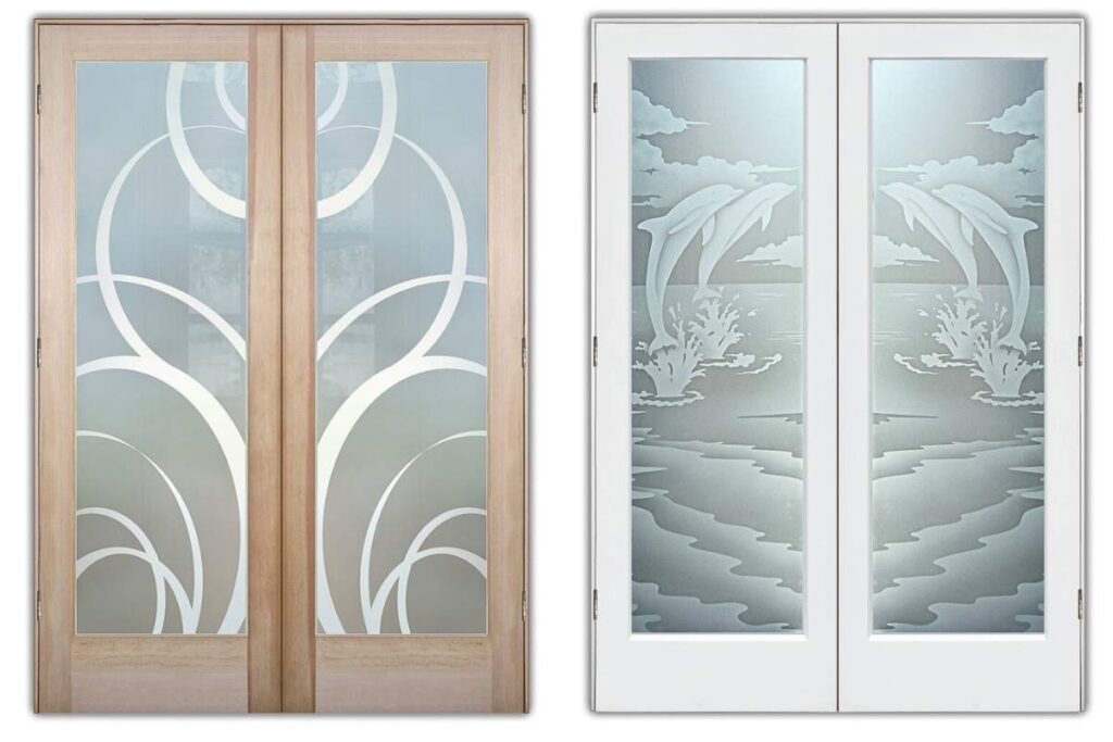 Custom interior double doors