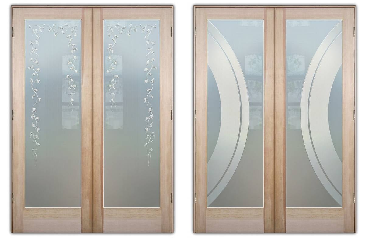 Multiple design options for bedroom double doors