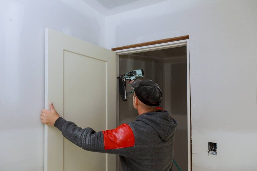 bathroom door installation