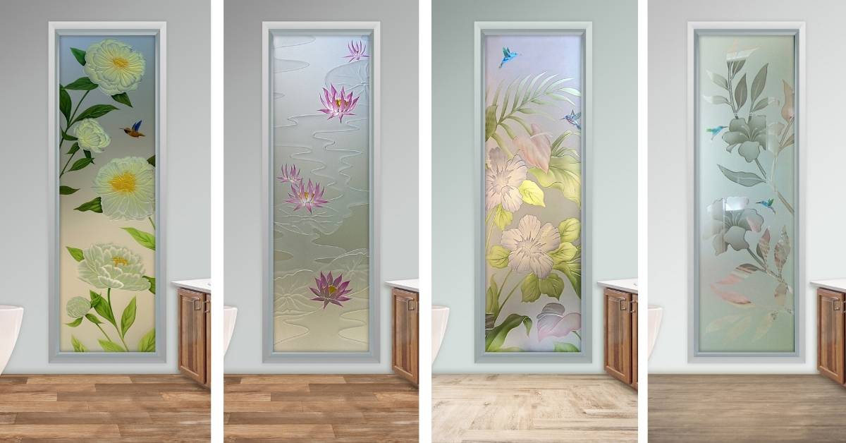 frosted glass window designs you can tailor to your exact small bathroom window size