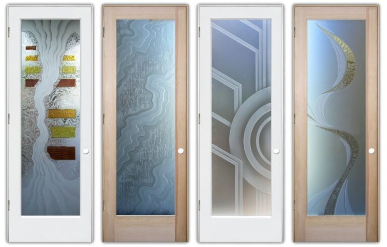 architectural glass doors for modern homes Sans Soucie Art Glass