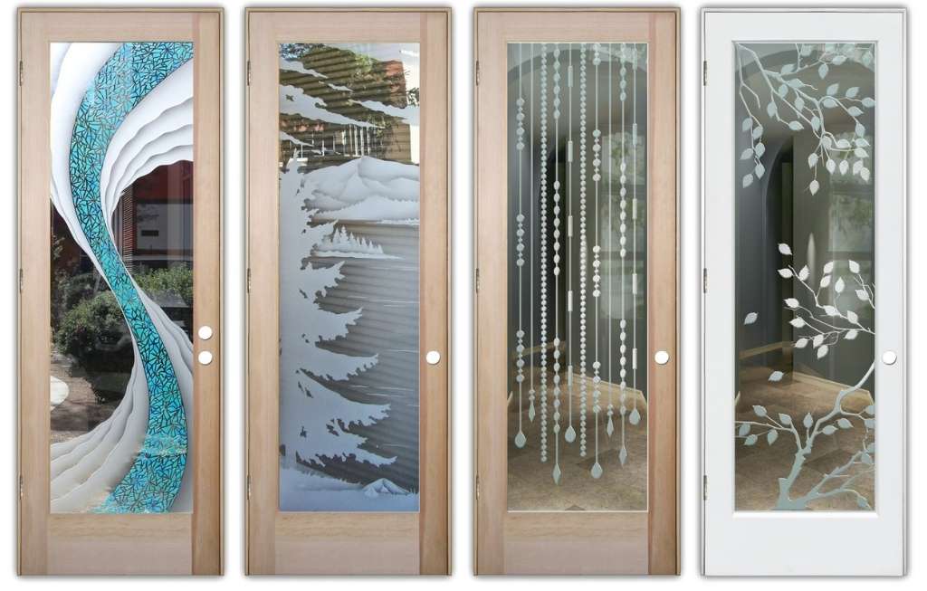 modern frosted interior glass doors Sans Soucie