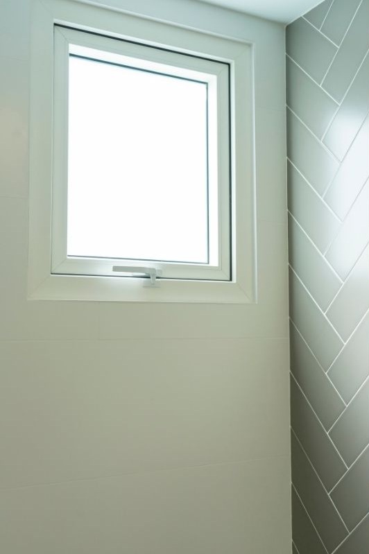 Small awning window idea for bathroom
