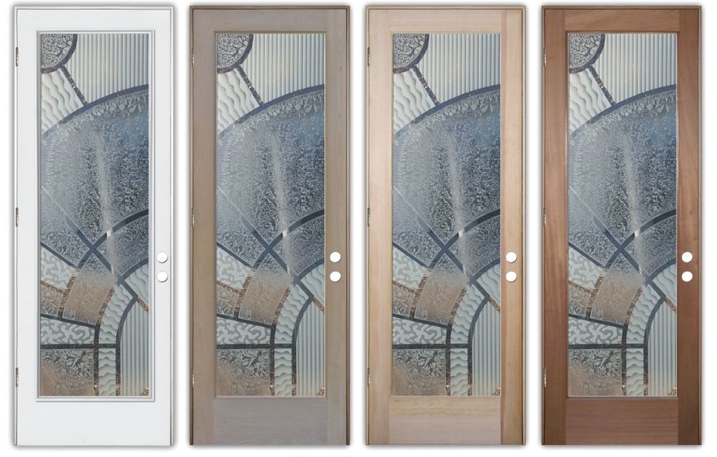 Entry door glass insert frames.