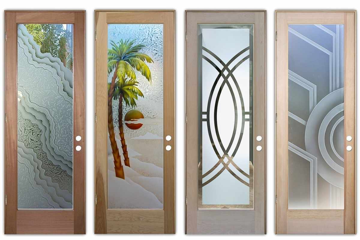 Versatile glass design styles for contemporary interior design. Modern glass design doors for home and commercial interiors.