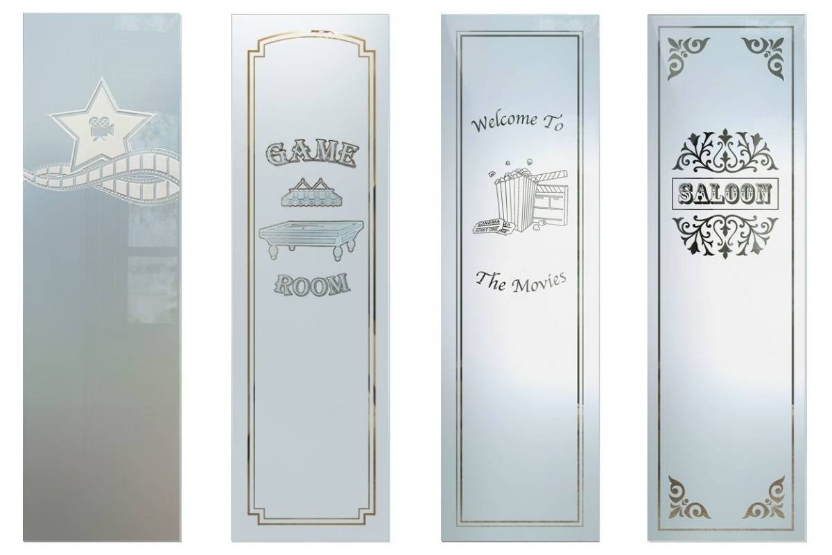 bathroom door glass and game room glass door inserts COLLECTION