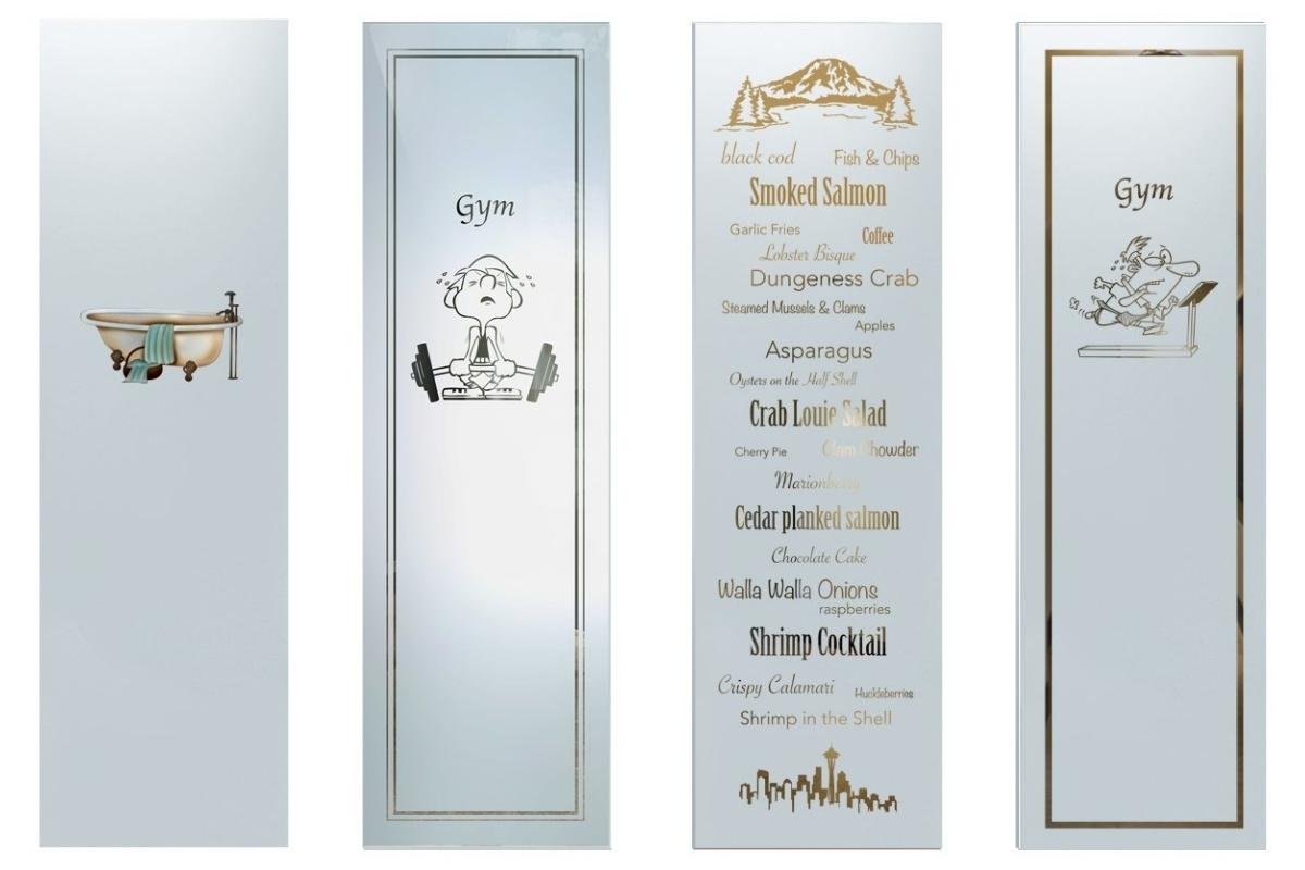 bathroom door glass and interior door glass inserts Sans Soucie Art Glass