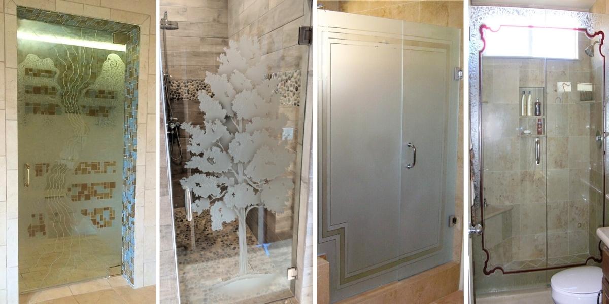 decorative glass shower collection