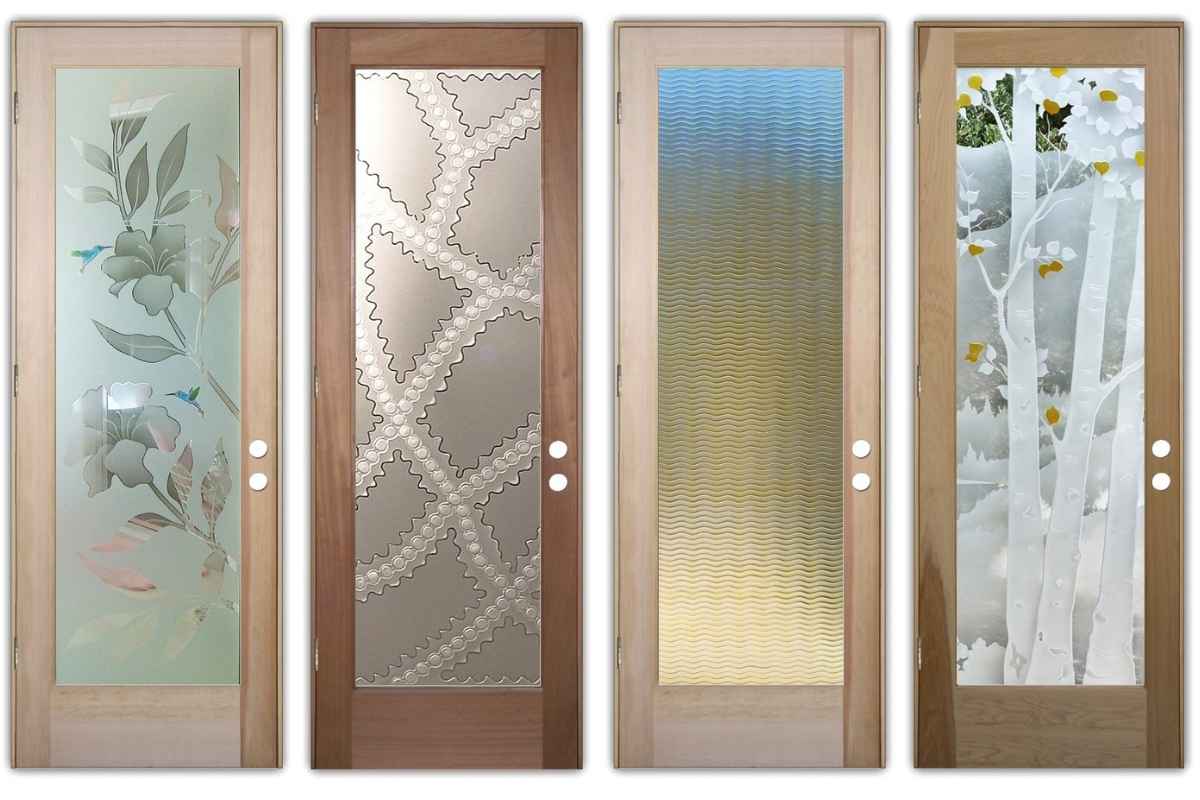 timeless glass front doors with earthy color palettes