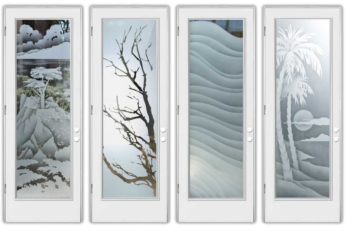 Fiberglass front doors with frosted glass