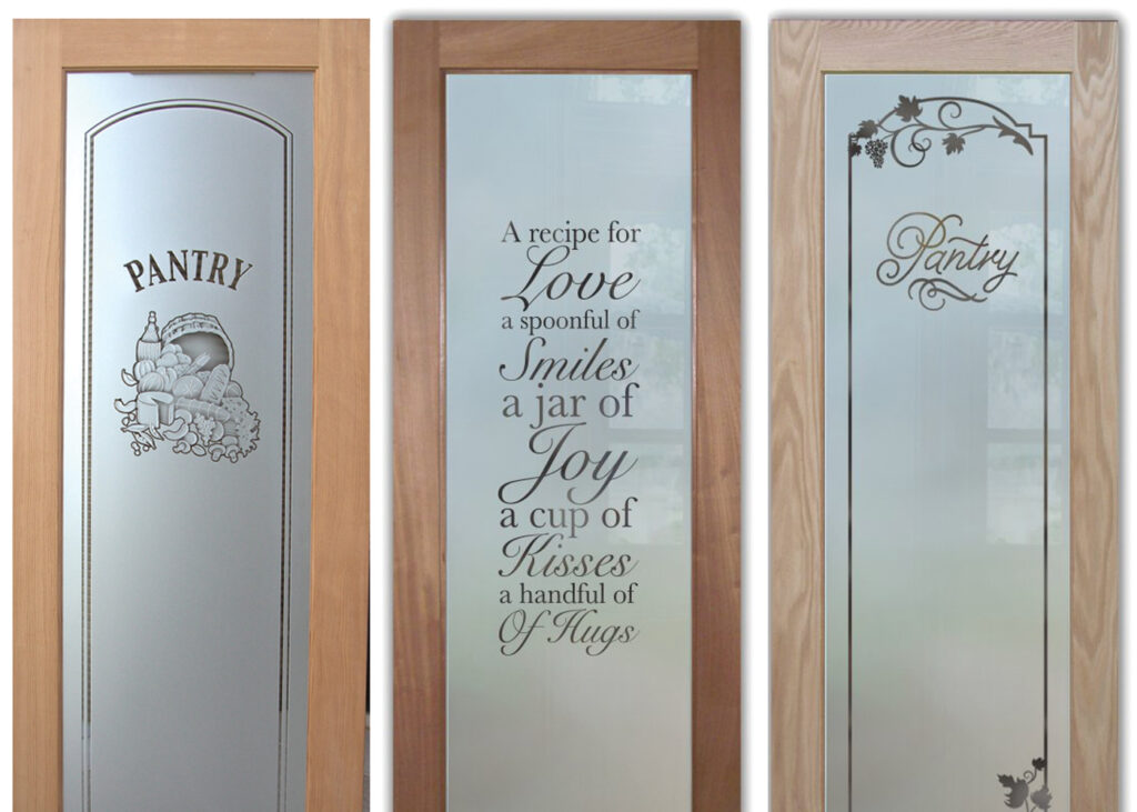 pantry doors with glass decorative frosted glass sans soucie art glass