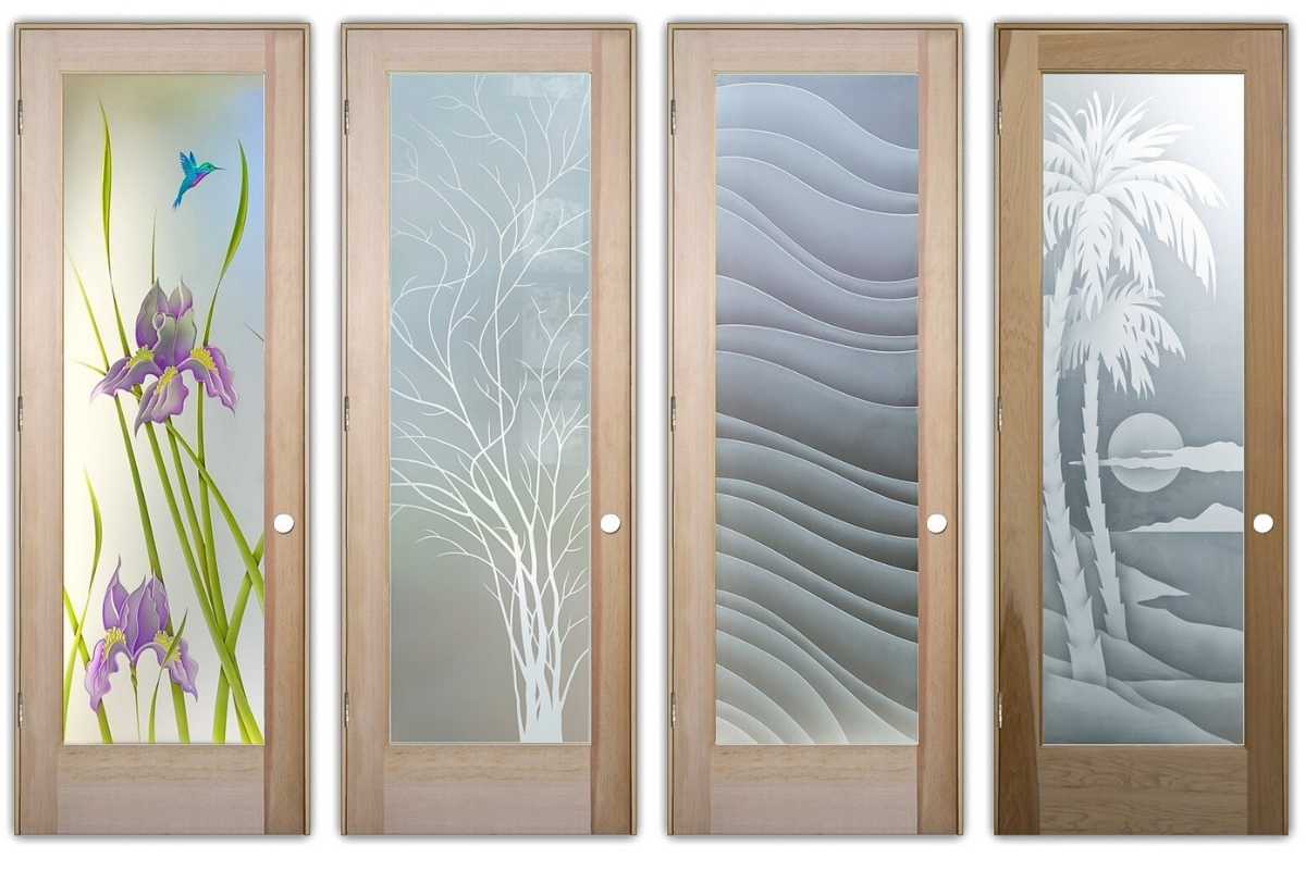 Private glass doors