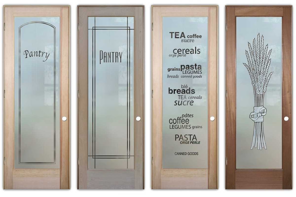 Glass pantry door collection