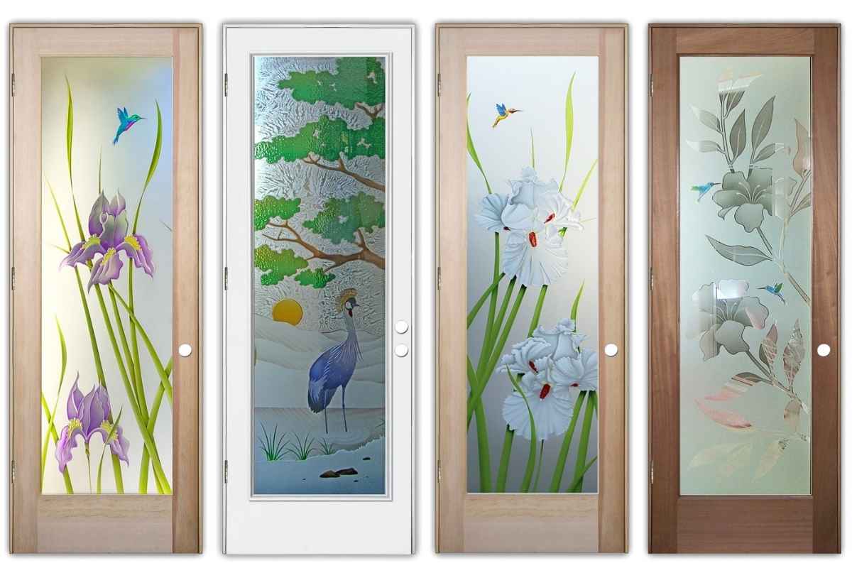 Decorative glass pantry doors to revamp your space