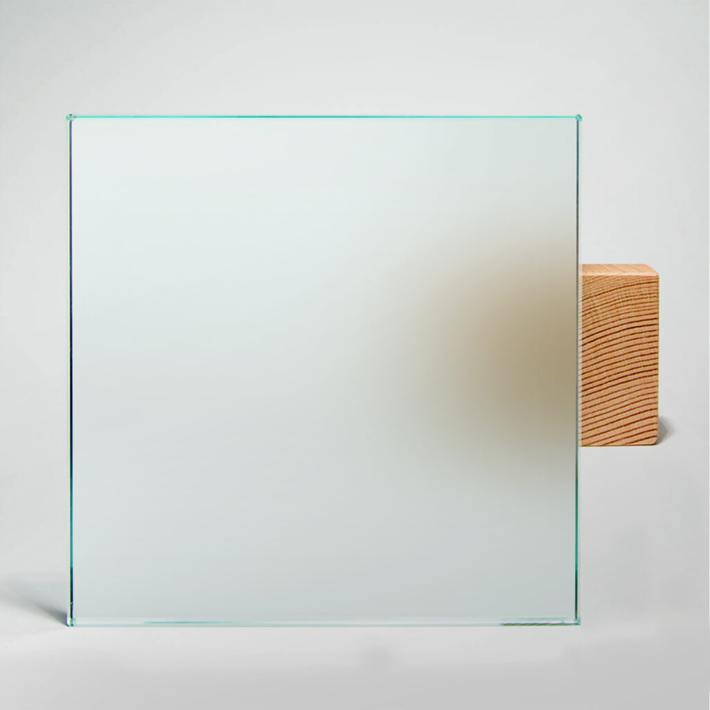Plain frosted glass sample
