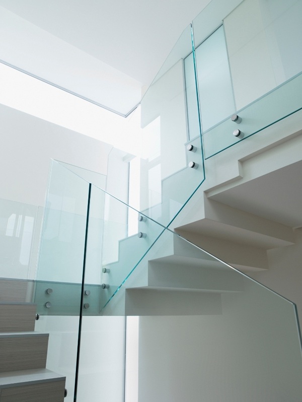 Tempered glass railings