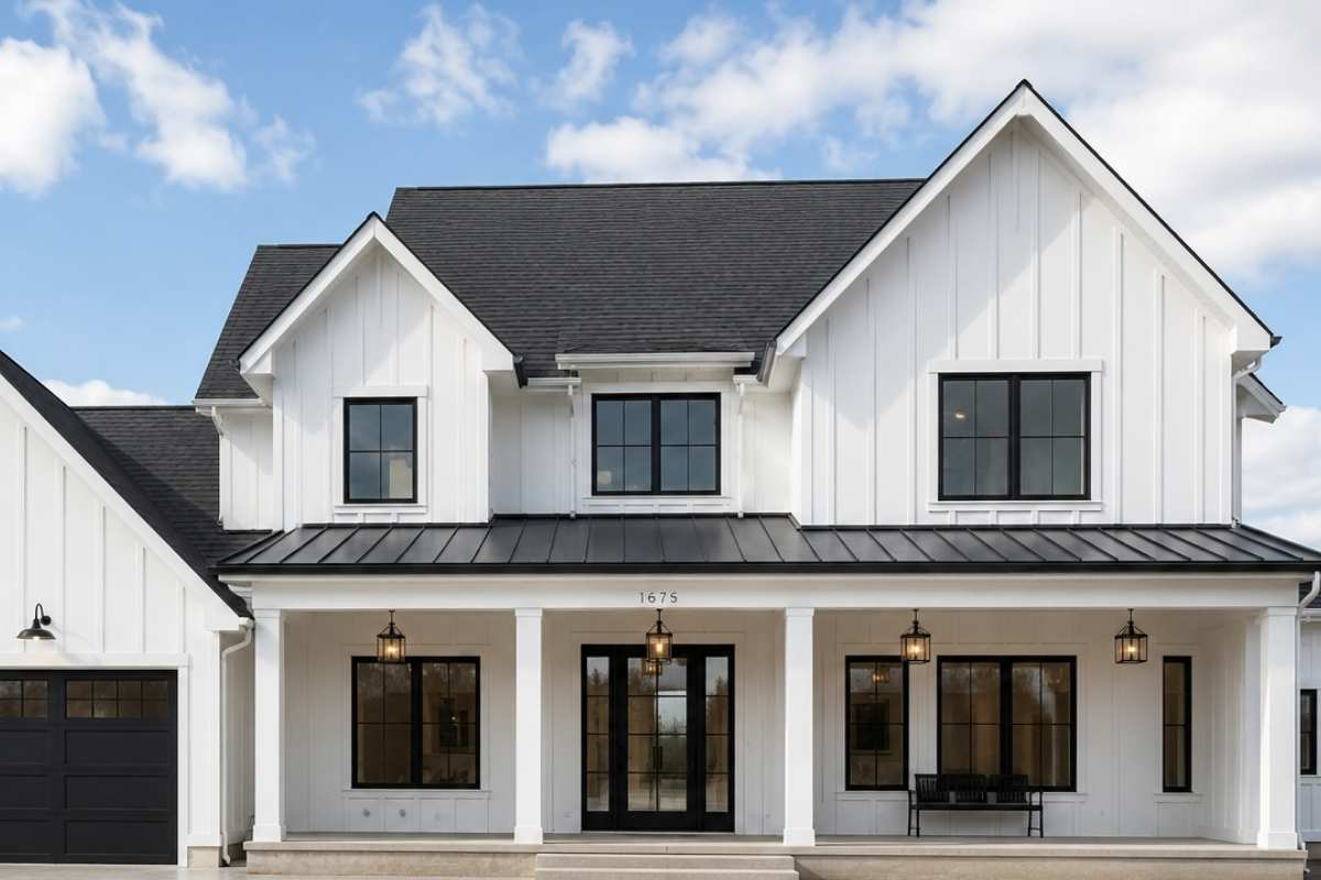 Modern farmhouse style home