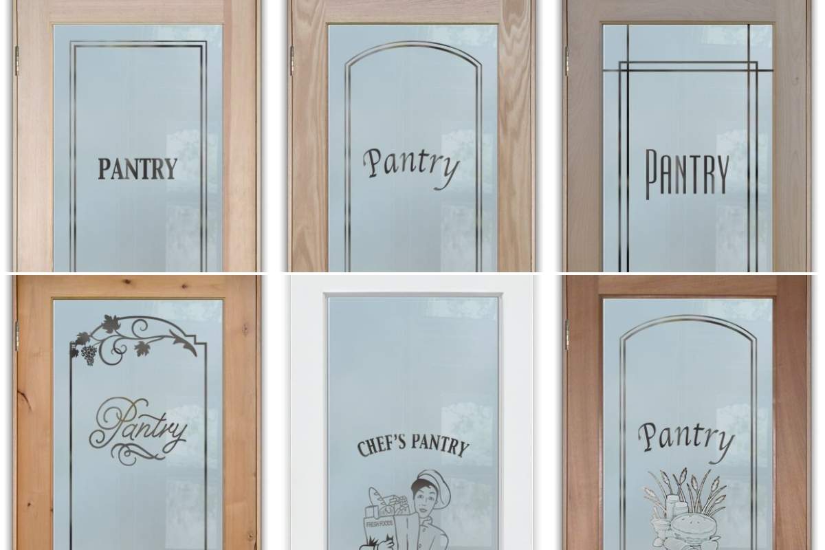 Pantry Door Sign Ideas for Every Kitchen Style - Sans Soucie Art Glass