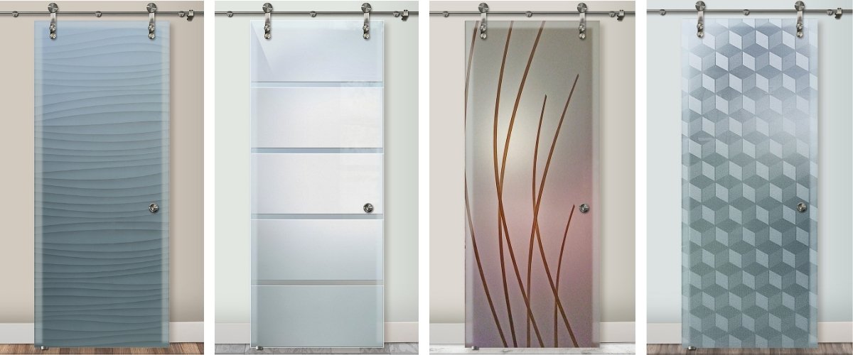Sliding barn doors for bathroom privacy